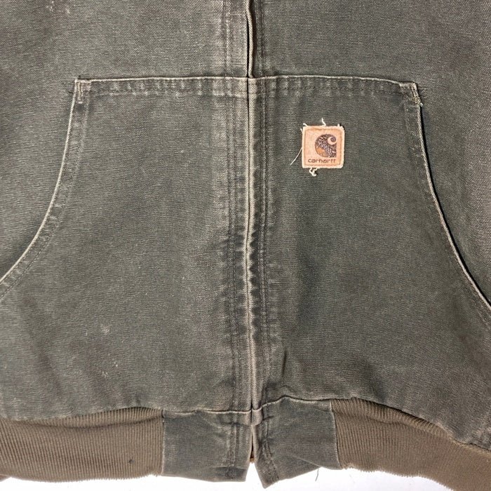 Carhartt カーハート J25MOS 02年 メキシコ製 裏サーマル アクティブジャケット モスグリーン sizeXL 瑞穂店