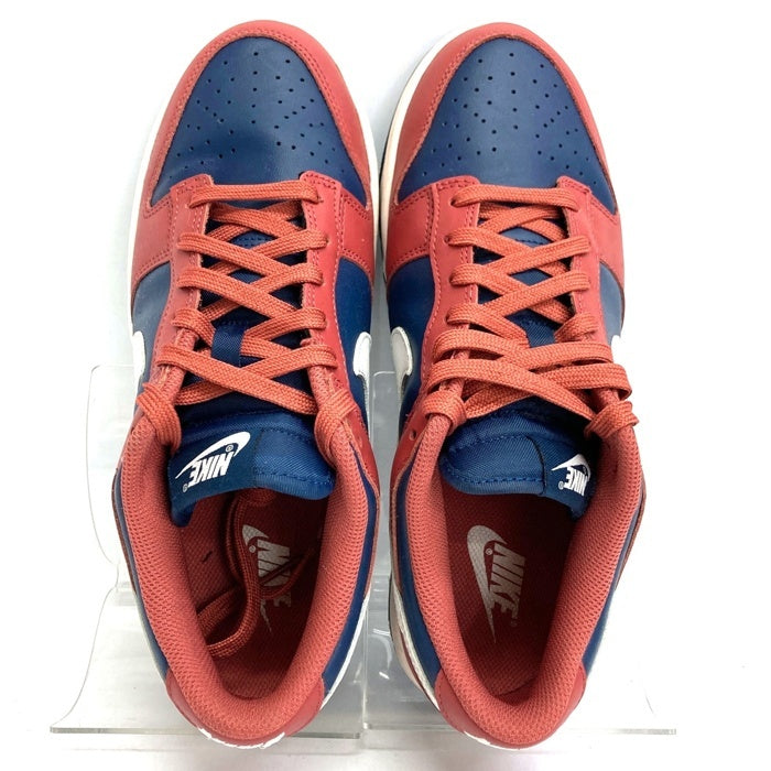 NIKE ナイキ WMNS DUNK LOW ウィメンズ ダンクローキャニオンラスト スニーカー ネイビーレッド DD1503-602 Size 26.5cm 瑞穂店