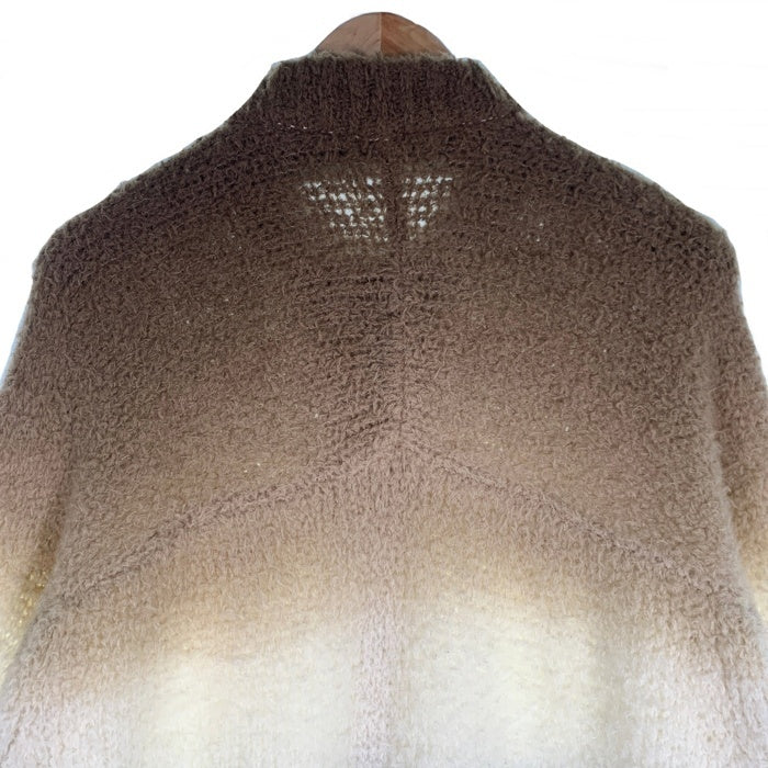 sacai サカイ 22AW Tie Dye Knit Cardigan タイダイニットカーディガン ウール ベージュ ホワイト ブラック グラデーション 22-02915M Size 2 福生店