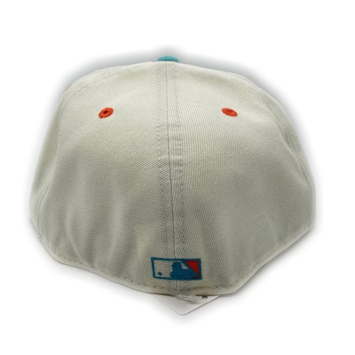 NEW ERA ニューエラ City icon ニューヨークメッツ 59FIFTY ベースボールキャップ アイボリー×エメラルドグリーン size60.6 瑞穂店