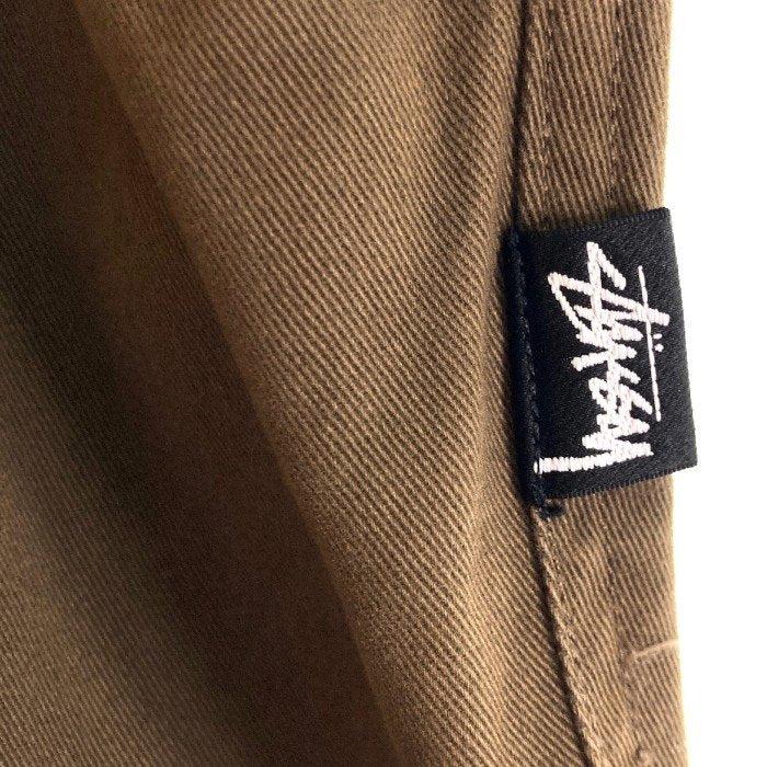 STUSSY ステューシー ELASTIC STUFF ビーチ イージーパンツ ブラウン sizeM 瑞穂店