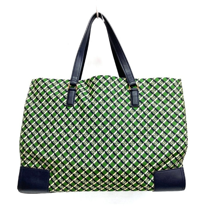 TORY BURCH トリーバーチ エラ 総柄 トートバッグ グリーン 瑞穂店