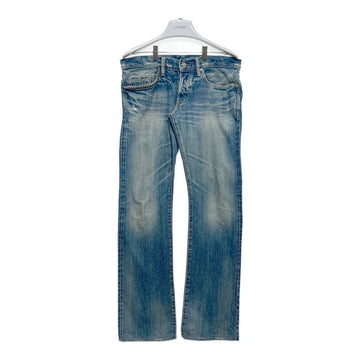HYSTERIC GLAMOUR ヒステリックグラマー USED加工 スタッズ ブーツカット デニムパンツ ジーンズ インディゴ 0293AP12 Size 30 瑞穂店