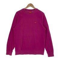 SUPREME シュプリーム Small Box Pique L/S Tee スモールボックスロゴ ピケ ロングスリーブTシャツ パープル 鹿の子 Size M 福生店