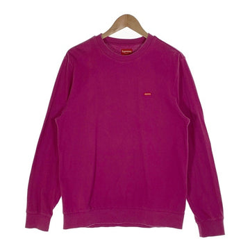 SUPREME シュプリーム Small Box Pique L/S Tee スモールボックスロゴ ピケ ロングスリーブTシャツ パープル 鹿の子 Size M 福生店