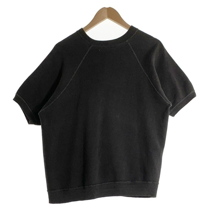 60's UNIVERSITY OF OKLAHOMA 半袖 クルーネックスウェット チャコール ブラック Size L相当 福生店