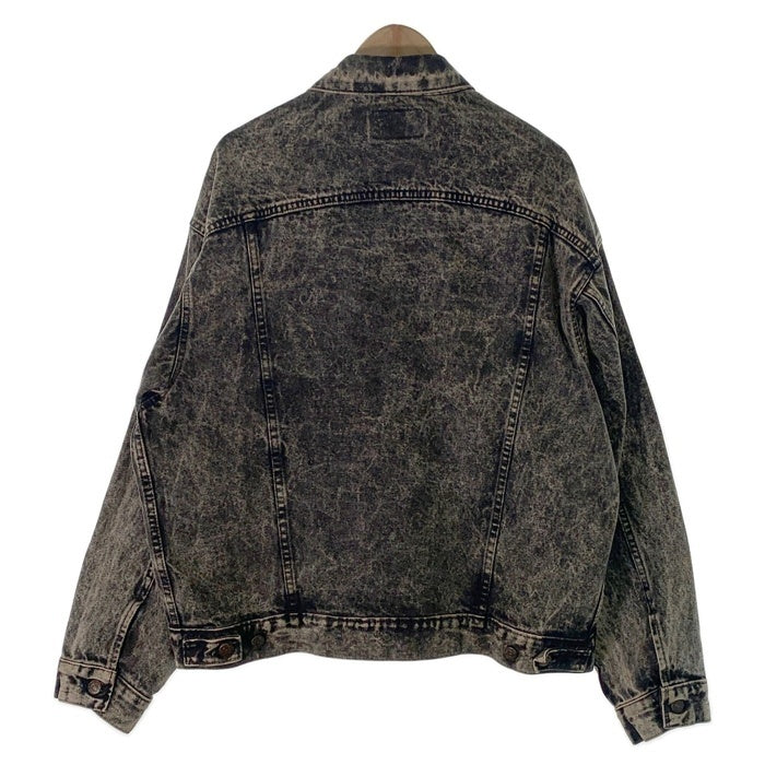 80's Levi's リーバイス ケミカルウォッシュ ブラックデニムジャケット 70507-0253 87年 Size XL 福生店