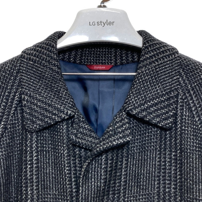 D’URBAN ダーバン ウール ステンカラーコート グレー sizeL 瑞穂店