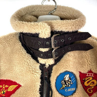 AVIREX アヴィレックス 783-2952004 レトロ ボア TOPGUN B-3ジャケット ベージュ sizeM 瑞穂店