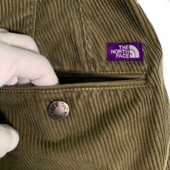 THE NORTH FACE PURPLE LABEL ノースフェイス パープルレーベル Corduroy Wide Tapered Pants コーデュロイワイドテーパードパンツ NT5155N Size 34 福生店