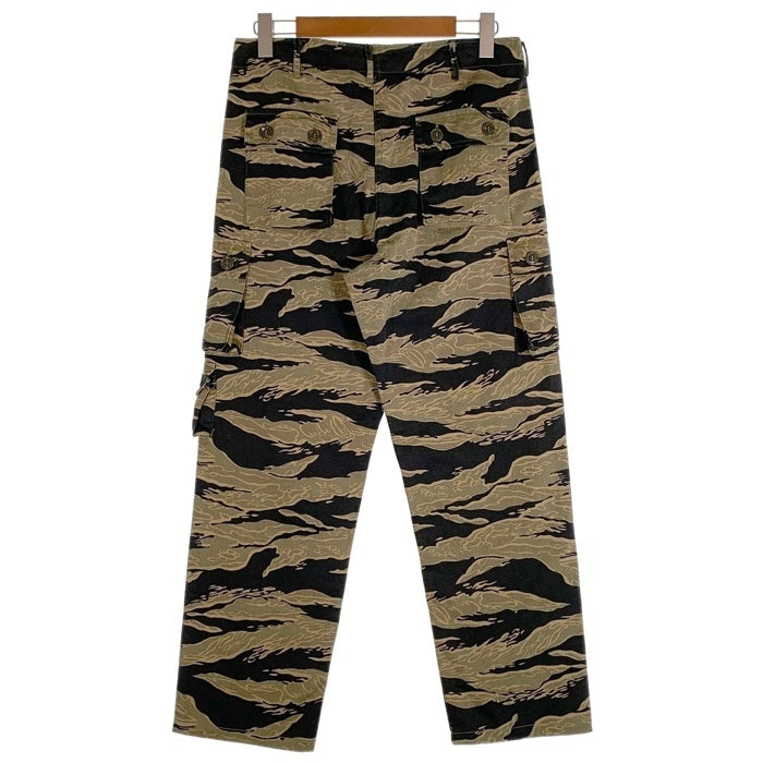 U.S.ARMY 米軍 レプリカ タイガーストライプ ジャングルファティーグ ミリタリーカーゴパンツ HAMA片爪 Size M-R 福生店