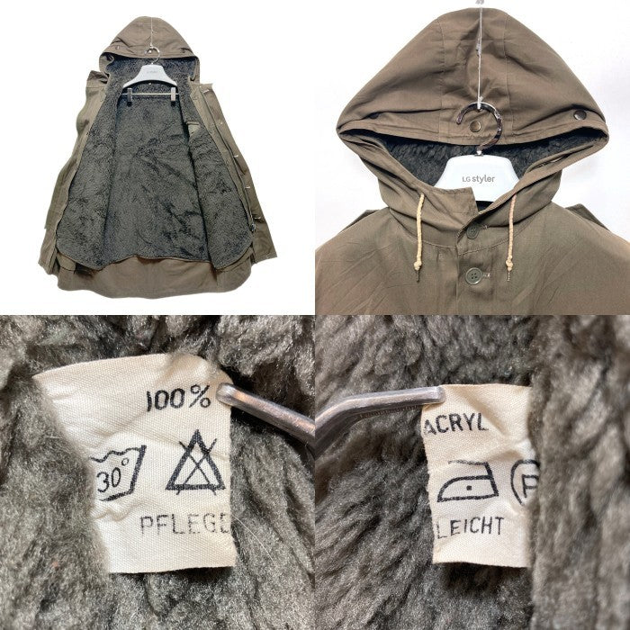ドイツ軍 フィールドパーカー 裏ボアライナー付属 オリーブ size- 瑞穂店