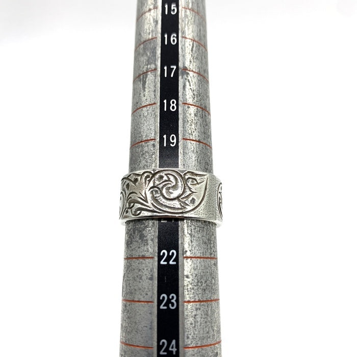 THE FLAT HEAD フラットヘッド シルバースクロールリング L 唐草 シルバースミス FN-JR-012 Size 21号 福生店