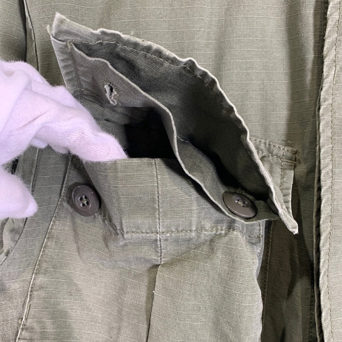 DENIM&SUPPLY RALPH LAUREN デニム&サプライ ラルフローレン ジャングルファティーグ ミリタリーフィールドジャケット リペア加工 リップストップ オリーブ Size S 福生店