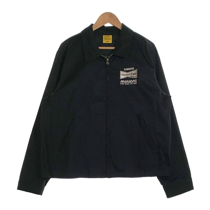 Wasted Youth ウエステッドユース Minions ミニオンズ Verdy ヴェルディー ワークジャケット ブラック Size XL 福生店