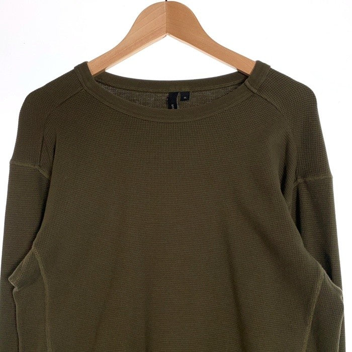 entire studios エンタイアスタジオ サーマルカットソー 長袖 フィンガーホール オリーブ ES2260 Size XL 福生店