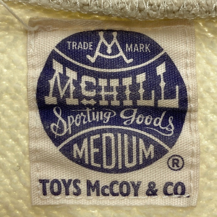TOYS McCOY トイズマッコイ US ARMY ジップアップ スウェットカーディガン アイボリー Size M 瑞穂店