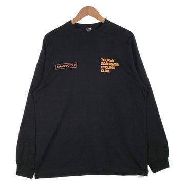 KINASHI CYCLE 木梨サイクル TOUR de SOSHIGAYA プリント ロングスリーブTシャツ ブラック Size L 福生店