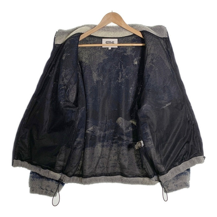 SNS Sneakersnstuff ジップアップ フリース ジャケット ブルー タイダイ Size L 福生店