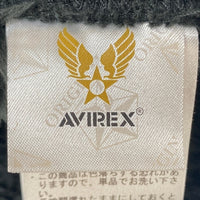 AVIREX アヴィレックス 6193481 ロングパイル コンバット フリースジャケット ブラック sizeM 瑞穂店