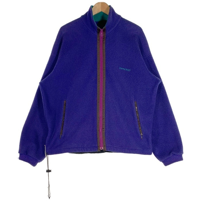 90`s mont-bell モンベル ジップアップ フリース ジャケット パープル Size US L 福生店
