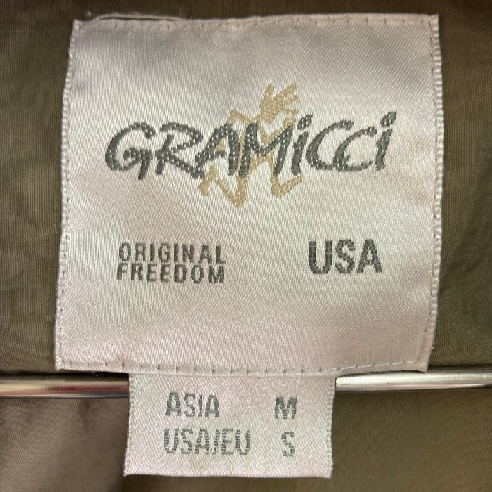 GRAMICCI グラミチ GUJK-21S043 SHELL CAMP SHIRTS オリーブ sizeM 瑞穂店