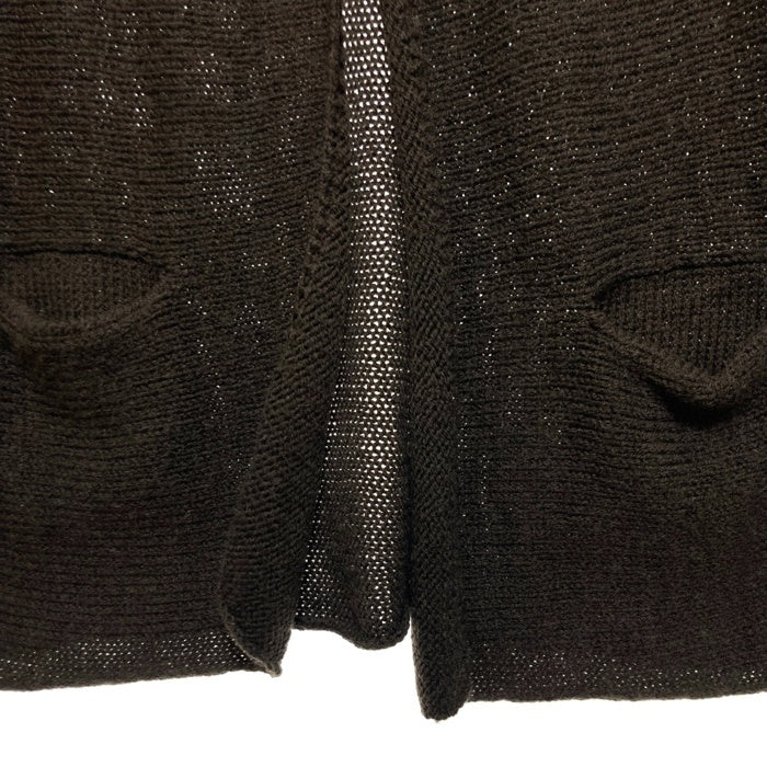 PLANTATION プランテーション カーディガン アルパカ混 ブラウン sizeM 瑞穂店