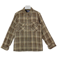 PENDLETON ペンドルトン 70s ウールシャツ ビンテージ USA製 ブラウン sizeM 瑞穂店