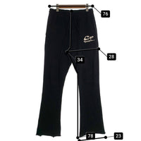 READYMADE レディメイド SWEAT FLARE PANTS 刺繡 スウェット フレアパンツ ブラック RE-CO-BK-00-00-213 Size M 福生店