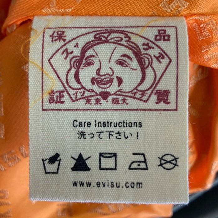 EVISU エヴィス ロゴ＆家紋刺繍MA-1ボンバージャケット 2ESHTM3JK232LFNY オリーブ sizeL 瑞穂店