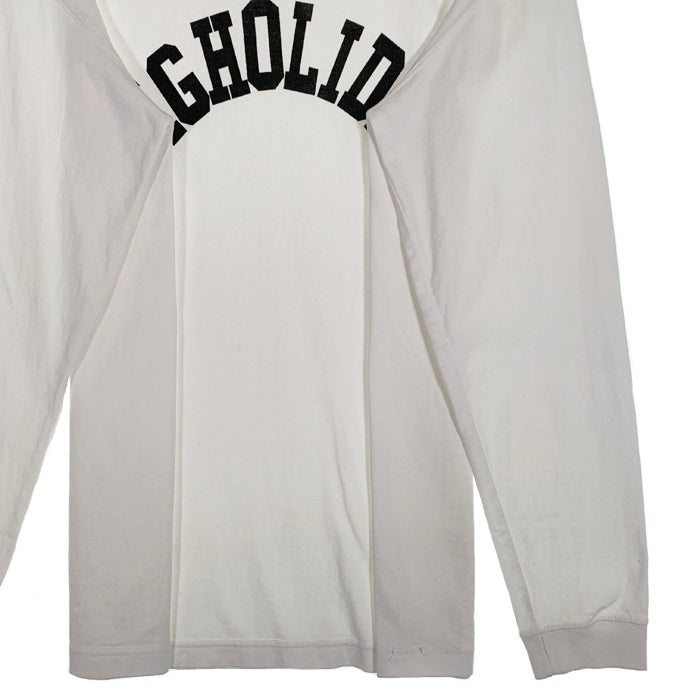 TMT ティーエムティー BIGHOLIDAY プリント ロングスリーブTシャツ ホワイト Size L相当 福生店