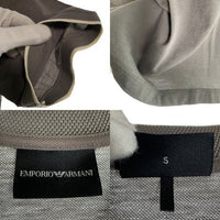 EMPORIO ARMANI エンポリオアルマーニ ハーフジップ 半袖 ポロシャツ ベージュ Size S 福生店