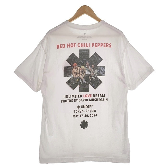 Red Hot Chilli Peppers レッドホットチリペッパーズ UNDER R アンダーアール プリントTシャツ ホワイト ロンハーマン Size M 福生店