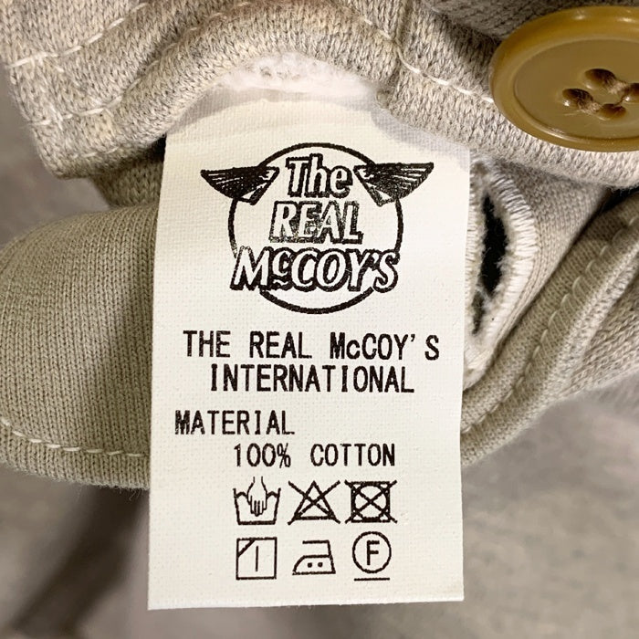 The Real McCoy's リアルマッコイズ MILITARY POCKET SWEATSHIRT ミリタリーポケット スウェットシャツ トレーナー オートミール MC21103 Size XL 福生店