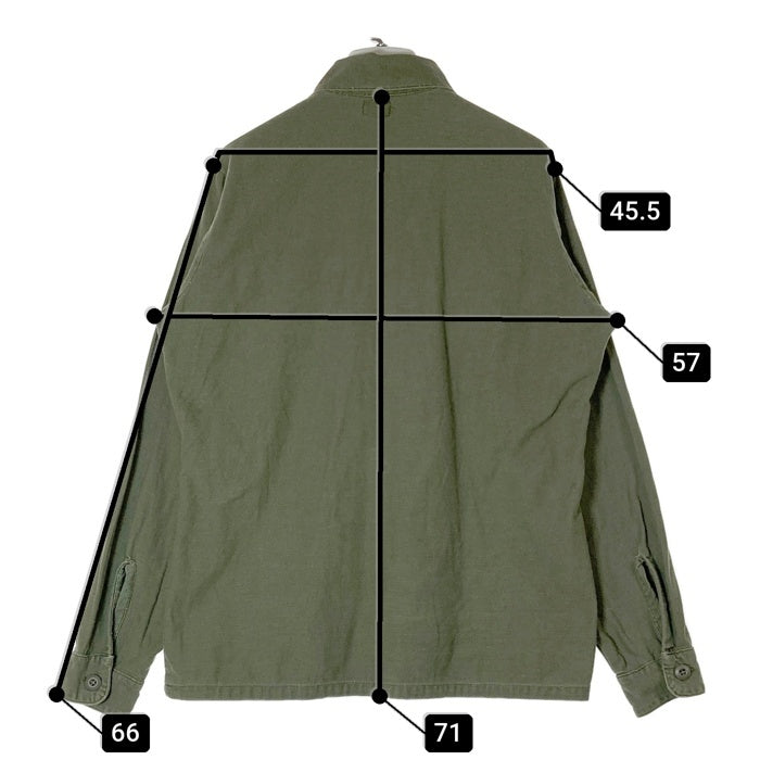 USMC アメリカ海兵隊  OG107 73年会計 ファティーグシャツ オリーブ size15 1/2 瑞穂店