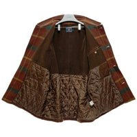 CHAPS RALPH LAUREN チャップスラルフローレン 80's チェック ウール 襟付きコート ブラウン sizeL 瑞穂店
