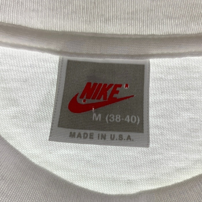 90's NIKE ナイキ MICHAEL JORDAN マイケル ジョーダン SPIKE LEE スパイク リー Do The Right Thing Air Jordan プロモ 半袖 Tシャツ ホワイト USA製 Size M 福生店