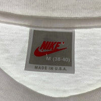 90's NIKE ナイキ MICHAEL JORDAN マイケル ジョーダン SPIKE LEE スパイク リー Do The Right Thing Air Jordan プロモ 半袖 Tシャツ ホワイト USA製 Size M 福生店