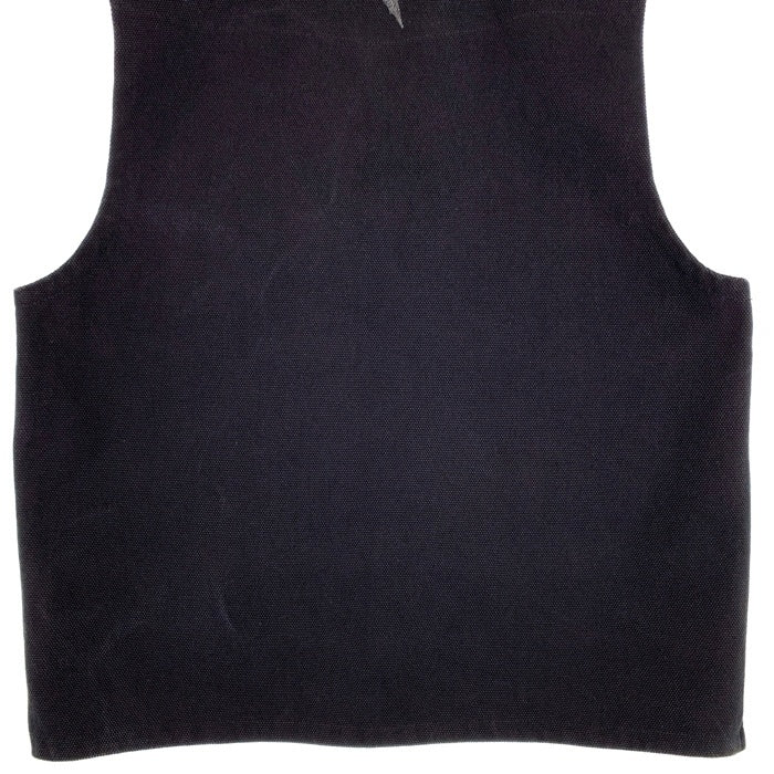 Vin & Age ヴィンアンドエイジ TYPE VRV2 Naughty Rug Vest 稲妻刺繍 コットンラグ チマヨ型ベスト ブラック Size XXL 福生店