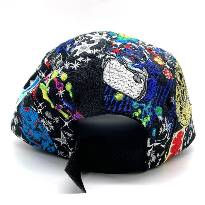 SUPREME シュプリーム 25SS AOI Embroidered Camp Cap キャンプ キャップ ブラック マルチカラー 福生店