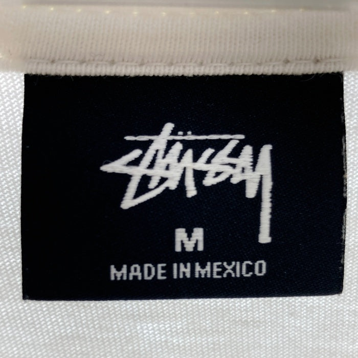 STUSSY ステューシー ショーンフォント ワールドツアー Tシャツ ホワイト sizeM 瑞穂店