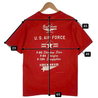 BUZZ RICKSON'S バズリクソンズ LOCKHEED 半袖 Tシャツ レッド Size S相当 福生店