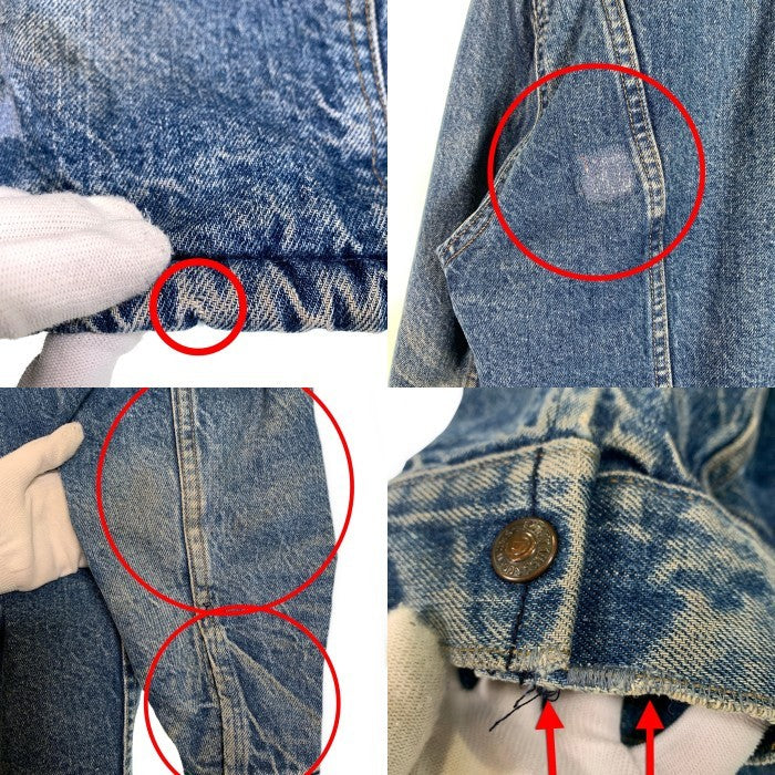 70’s Levi's リーバイス ランチコート デニム ボア スナップボタン ライトブルー Size L 福生店