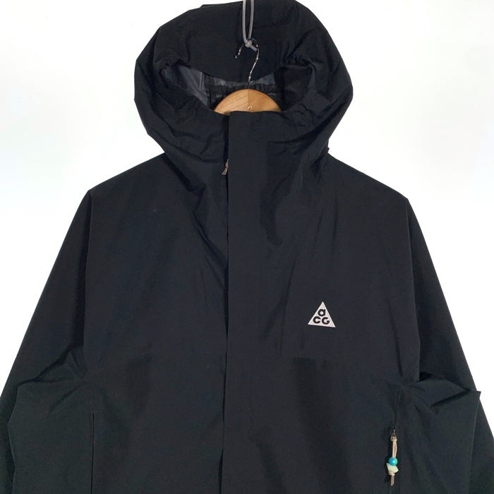 Nike ACG ナイキエーシージー Cascade Rains カスケード レイン ジップアップジャケット ブラック ポリエステル DV9416-010 Size M 福生店