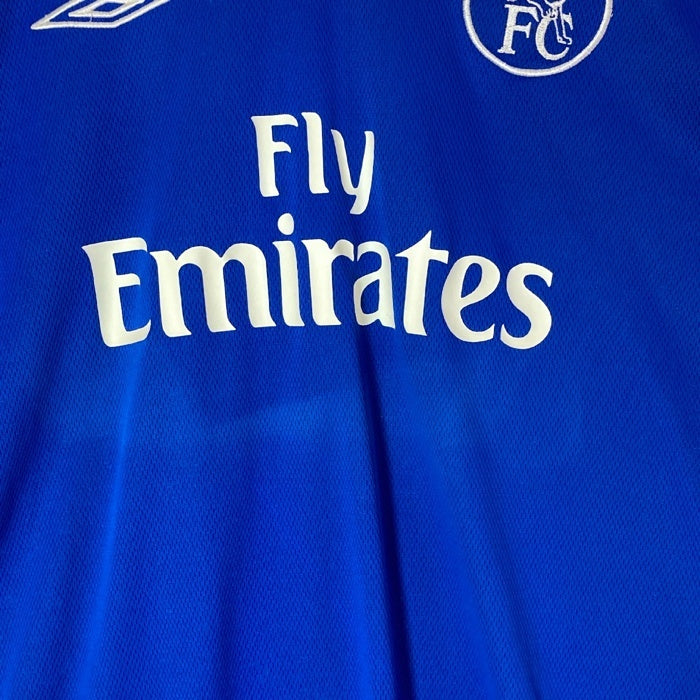 UMBRO アンブロ 2003-2004 Chelsea FC チェルシー ホーム ユニフォーム グジョンセン ブルー size- 瑞穂店