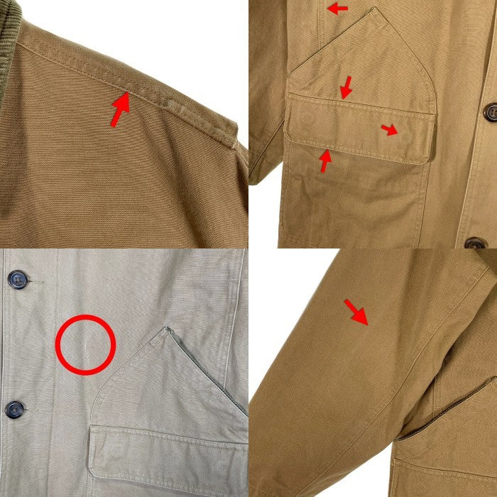 00's GAP ギャップ フィールドコート ジャケット 襟コーデュロイ ベージュ オールド Size XL 福生店