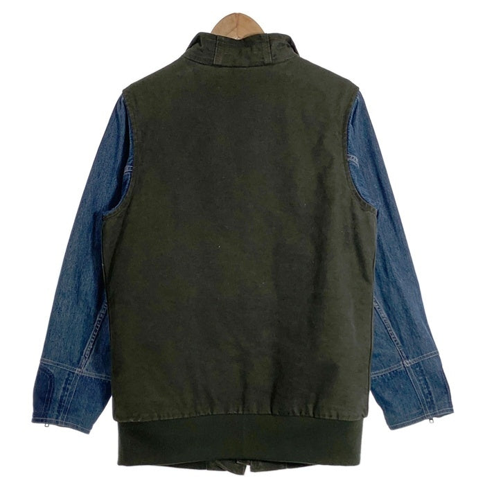 Carhartt カーハート ベストリメイク ダック デニム ジップアップジャケット モス インディゴ 100121 316 12年 Size M 福生店