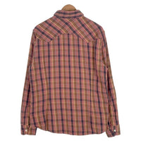 TMT ティーエムティー Heavy flannel Check Shirts ヘビーフランネルチェックシャツ レッド TSH-F2310 Size XL 福生店
