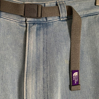 THE NORTH FACE PURPLE LABEL ノースフェイスパープルレーベル Denim Field Pants デニムフィールドパンツ ダブルニー ライトブルー NT5001N Size 34 福生店