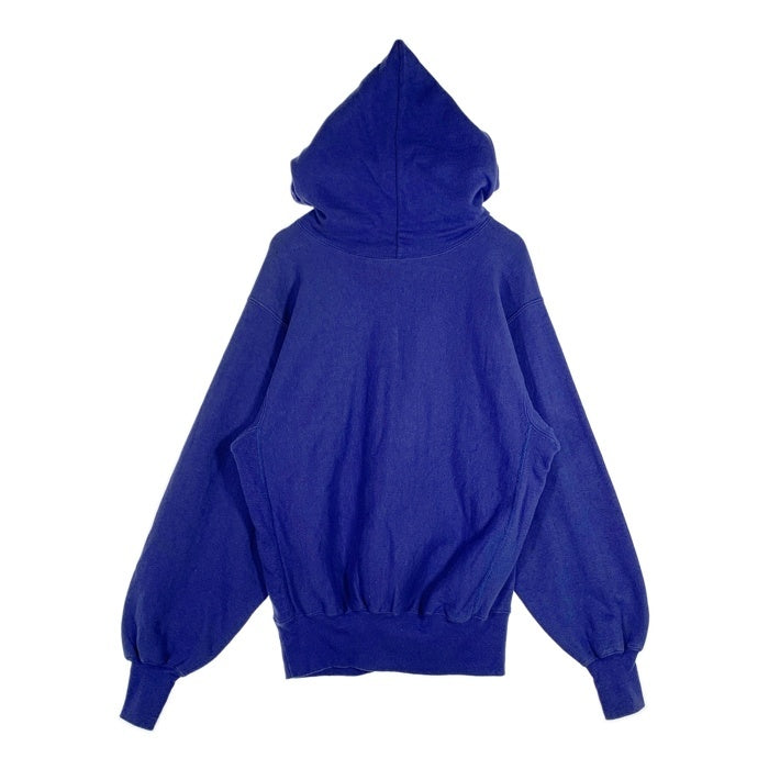 90's Champion チャンピオン リバースウィーブ プルオーバースウェットパーカー ロイヤルブルー USA製 トリコ刺繡 Size L 福生店